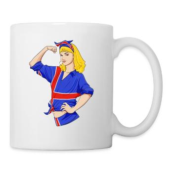 Fille islandaise incassable I Héritage islandais - Mug blanc - blanc - Droite
