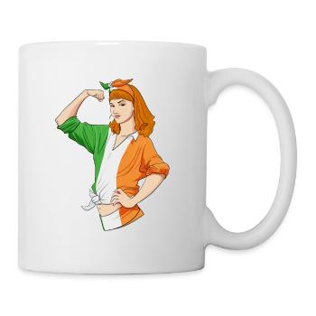 Irish Girl Unbreakable I Irish Heritage I Ireland - Tasse - Weiß - Rechts