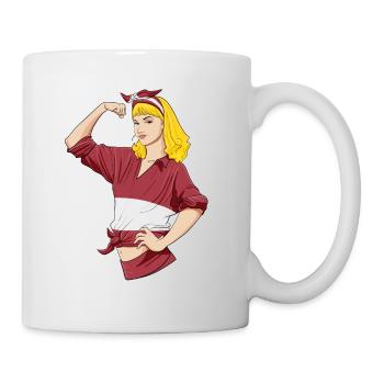 Latvian Girl Unbreakable I Latvian Heritage I - Mug - white - Right