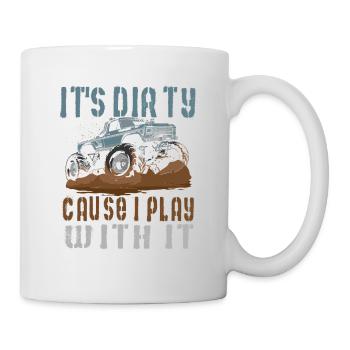 MUD BOGGING: It's Dirty Cause - Tasse - Weiß - Rechts