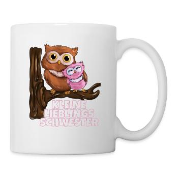 Owl Birth Baby Little Favorite Sister - Mug - white - Right