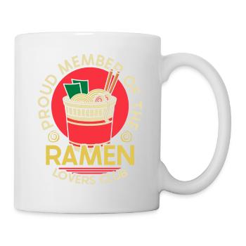 Proud Member Of The Ramen Lovers Club | Ramen - Tasse - Weiß - Rechts