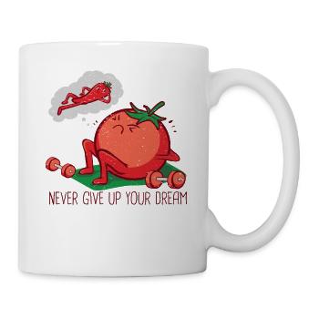 Hobby Gardener Sport Chili Pepper Tomato Bodybuilder - Mug - white - Right