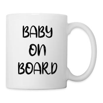 Baby On Board - Tasse - Weiß - Rechts