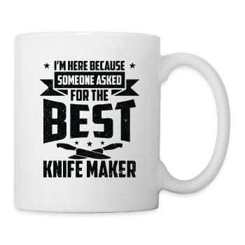 Knifemaking Knife Making Bladesmith Smithing Knife - Mug - white - Right