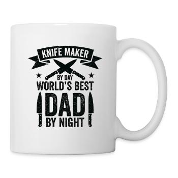 Couteau Auto Forgeron Damascus Steel - Mug blanc - blanc - Droite