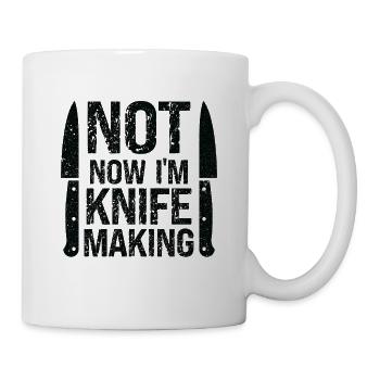 Knifemaking Knife Making Bladesmith Smithing Knife - Mug - white - Right