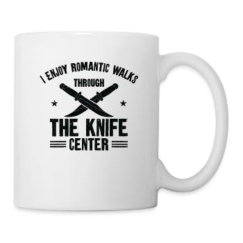 Messer Selbst Schmieden Damast Stahl Schmied - Tasse - Weiß - Rechts