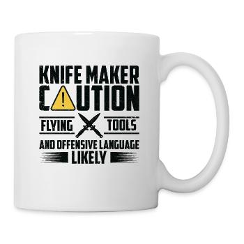 Knifemaking Knife Making Bladesmith Smithing Knife - Mug - white - Right