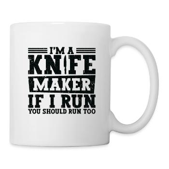 Knifemaking Knife Making Bladesmith Smithing Knife - Mug - white - Right