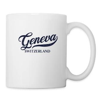 Retro Switzerland City - Vintage Genève - Mug blanc - blanc - Droite