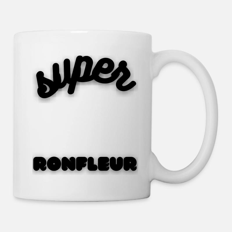 super ronfleur cadeau homme ami expression humour - Mug blanc - blanc
