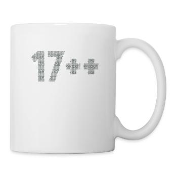 17++ Programmierer Developer Coder 18. Geburtstag - Tasse - Weiß - Rechts