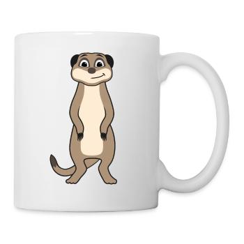 Meerkat Lover Gift Funny Animals - Mug - white - Right