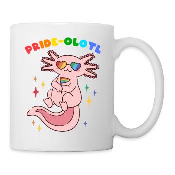 Axolotl Pride LGBTQ Pride Gift - Mug - white - Right