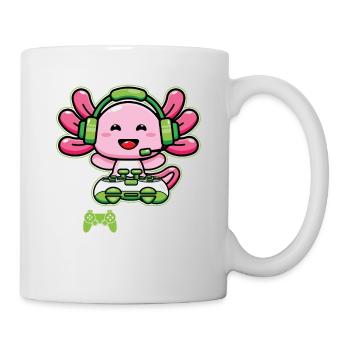 Gamesolotl – Axolotl Gamer Video Games Lover - Mug - white - Right