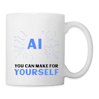 Apprenez la meilleure décision que vous pouvez prendre pour l’IA par vous-même - Mug blanc - blanc - Droite