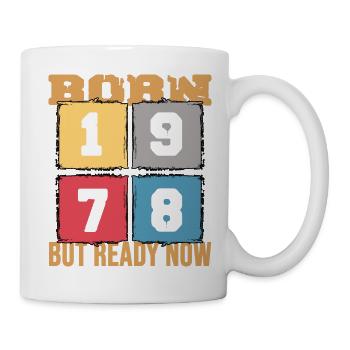 1978 birthday 44 years 47th anniversary retro party - Mug - white - Right