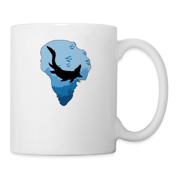 Mosasaurus I Marine Repiel Cretaceous Fossils - Mug - white - Right