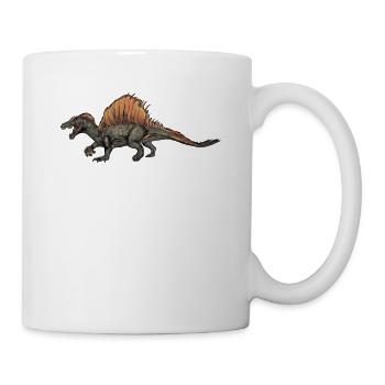 Spinosaurus I Dornechse Kreidezeit Fossil - Tasse - Weiß - Rechts