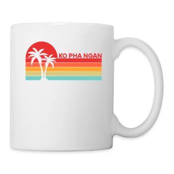 Vintage Thailand Vacation Asia Sunset Ko Pha Ngan - Mug - white - Right