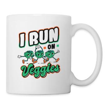 I run for Veggies - Mug - white - Right