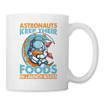 Astronauts Keep Their Foods In Launch Boxes - Mug - white - Right