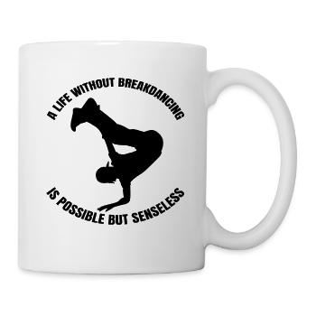 Breakdance Gift Dancing Dance Sports Dancer - Mug - white - Right