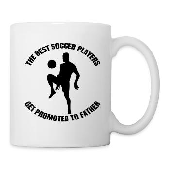 Père du football Entraîneur de football Papa Joueur de football - Mug blanc - blanc - Droite