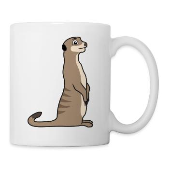 Meerkat Lover Gift Funny Animals - Mug - white - Right