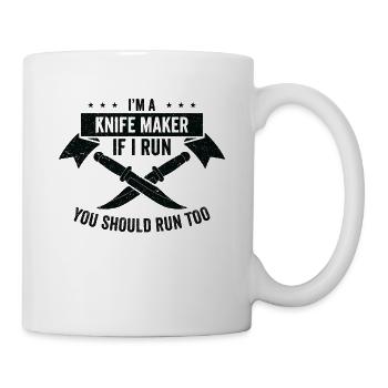 Knifemaking Knife Making Bladesmith Smithing Knife - Mug - white - Right