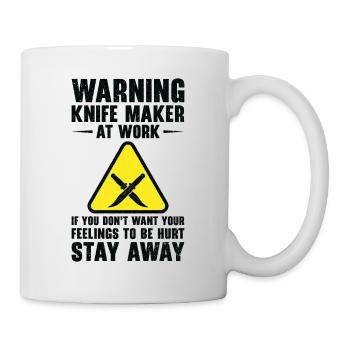 Knifemaking Knife Making Bladesmith Smithing Knife - Mug - white - Right