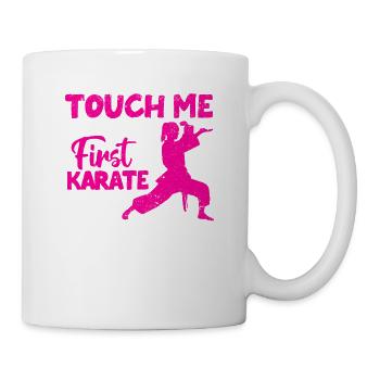 Arts martiaux Touch Me et votre première leçon de karaté - Mug blanc - blanc - Droite