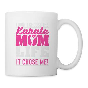 Ich habe mir das Leben einer Karate-Mutter nicht - Tasse - Weiß - Rechts