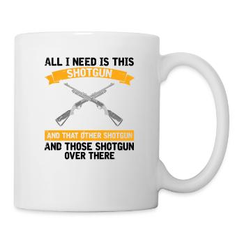 Funny Duck Hunting Design Hunter Hunting Duck Design - Mug - white - Right