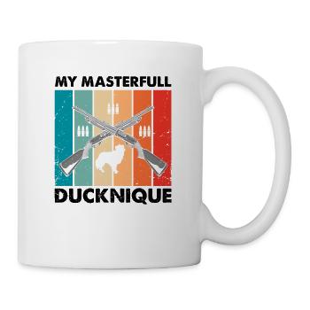 Funny Duck Hunting Design Hunters Hunting Ducks Design - Mug - white - Right