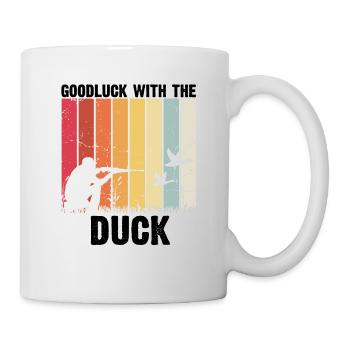 Chasse au canard Chasse au canard Chasseur de canard Chasseur de canard Conception - Mug blanc - blanc - Droite