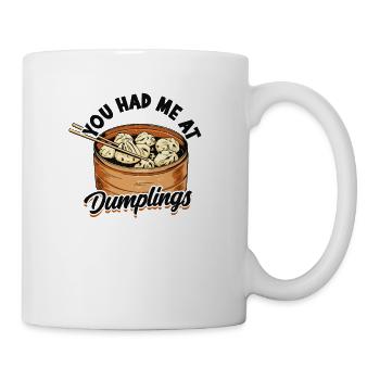 You had me at dumplings - chopsticks - Mug - white - Right