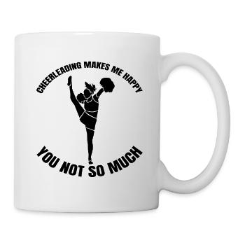 Cheerleader Gift Cheerleader Cheerleader Cheerleading - Mug - white - Right