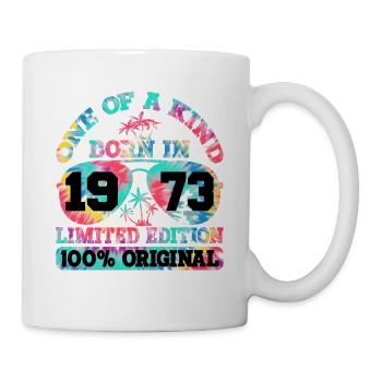 Unique Born 1973 Édition Limitée Été - Mug blanc - blanc - Droite