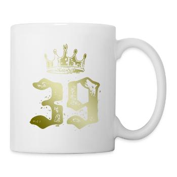 39 Number crown - Mug - white - Right