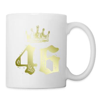 46 Couronne numérique - Mug blanc - blanc - Droite