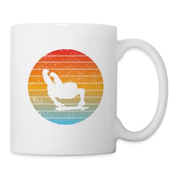 Tobogganing Sledge Toboggan sport Saying Winter sports - Mug - white - Right