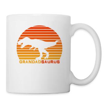 Grand-père dinosaure grandadsaurus pour grand-père - Mug blanc - blanc - Droite