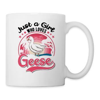 Geese Girl Goose Breeder Goose - Mug - white - Right