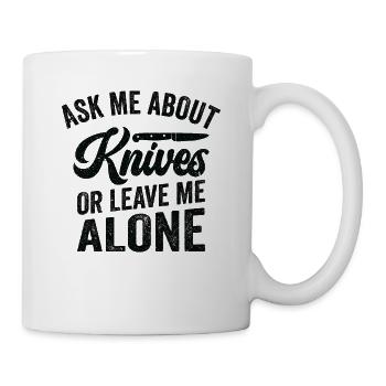 Knifemaking Knife Making Bladesmith Smithing - Mug - white - Right