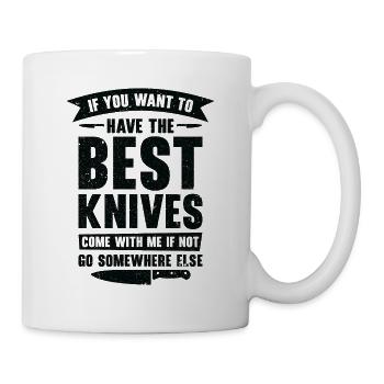 Knifemaking Knife Making Bladesmith Smithing - Mug - white - Right