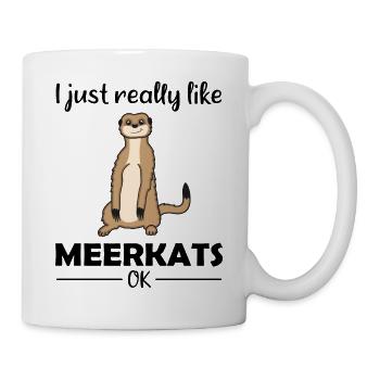 Meerkat Lover Funny Saying Gift - Mug - white - Right