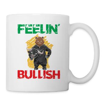 Feeling Bullish - Tasse - Weiß - Rechts