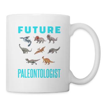 Future Paleontologist Dinosaur Researcher Dino - Mug - white - Right